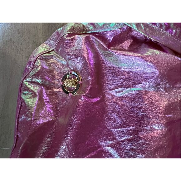 Simply Southern Size Large Pink Metallic Shorts NWT Liner Inside - Picture 8 of 9